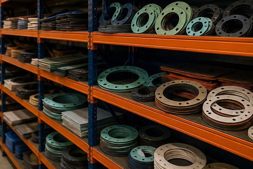 Photo-style industrial gasket image for Customised Viton Gaskets for Oil & Chemicals Superior Sealing for Extreme Conditions