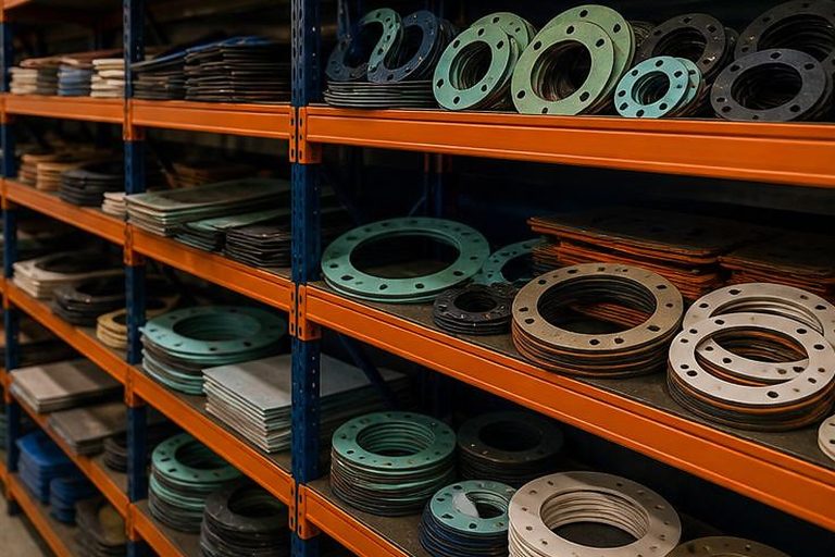 Photo-style industrial gasket image for Customised Viton Gaskets for Oil & Chemicals Superior Sealing for Extreme Conditions