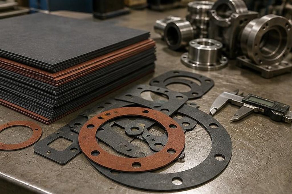 Photo-style industrial gasket image for Klinger-Sil C-4430 Full Face Gasket Nitrile-Bonded Aramid and Fibreglass for Superior