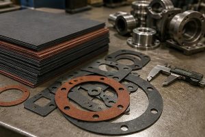 Photo-style industrial gasket image for Klinger-Sil C-4430 Full Face Gasket Nitrile-Bonded Aramid and Fibreglass for Superior