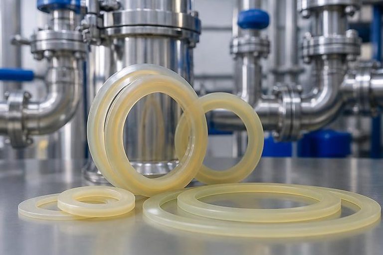 Photo-style industrial gasket image for Expanded PTFE Gasket A High-Performance Seal for Fugitive Emission Control